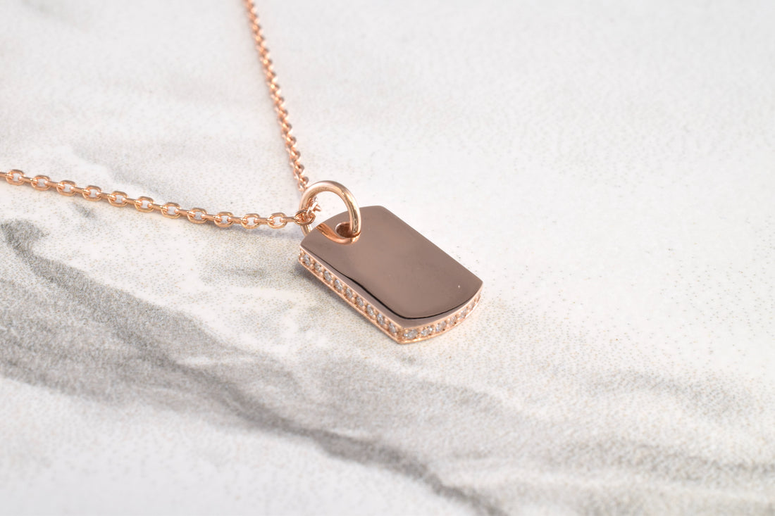 Tiny Hidden Diamond Tag