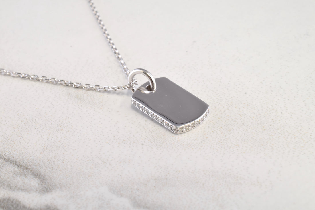 Tiny Hidden Diamond Tag