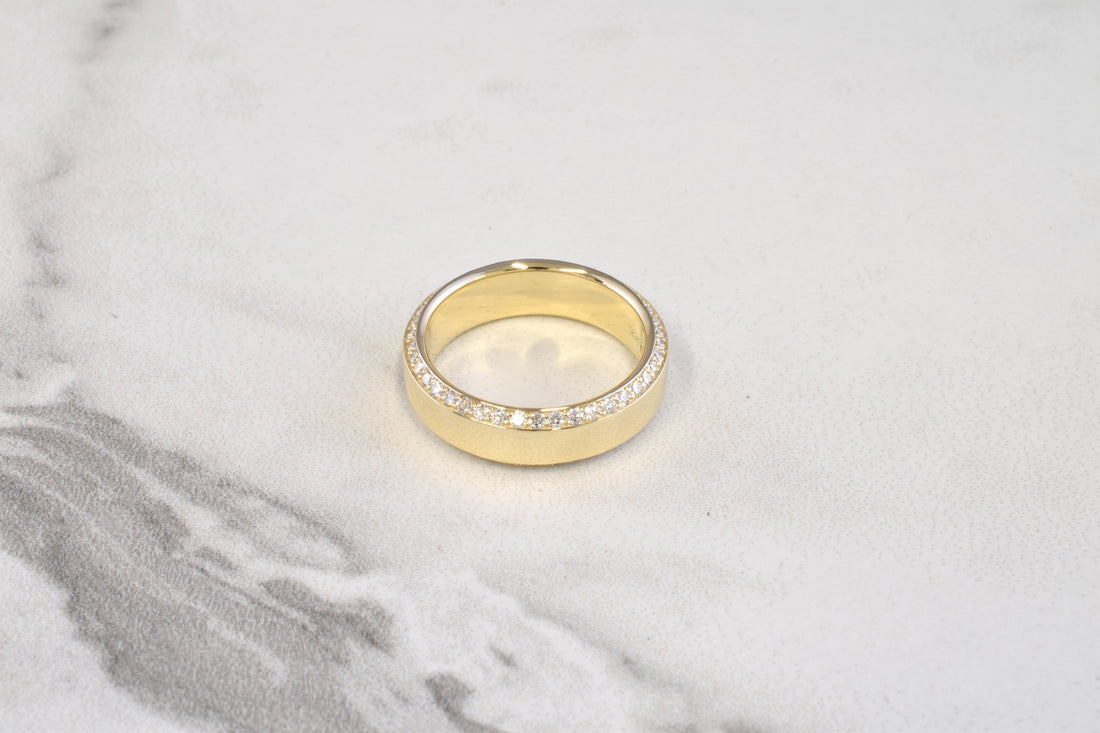 Smooth Lux Diamond Ring 6mm