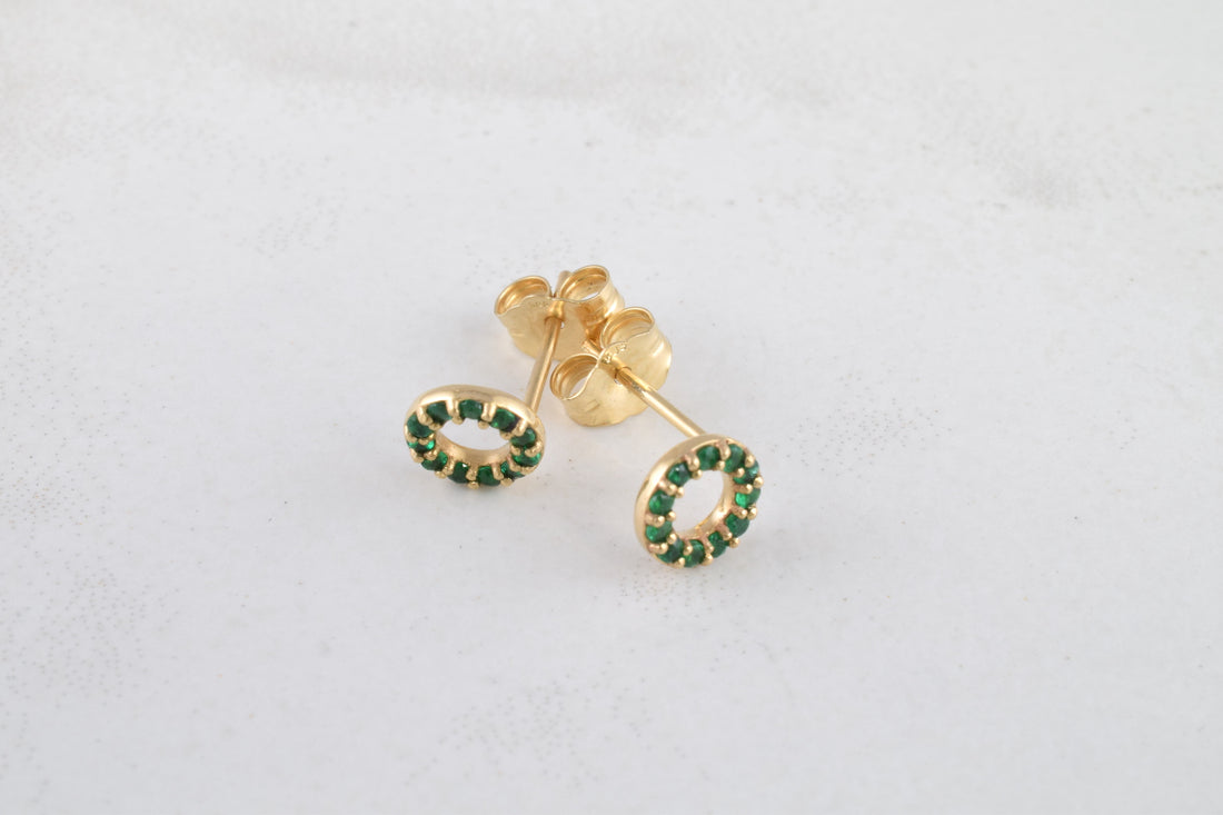 Emerald Karma Earrings