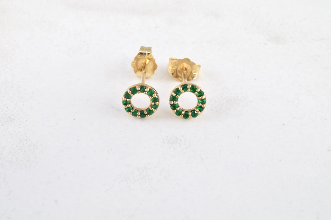 Emerald Karma Earrings