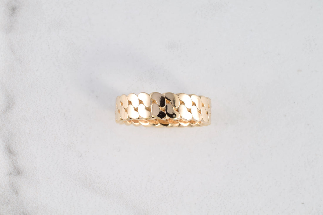 Tight Link Cuban Ring