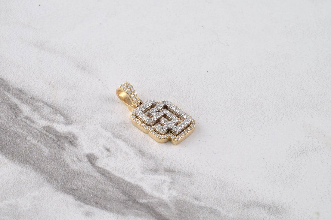 Mini Flooded Two Tone SD Pendant
