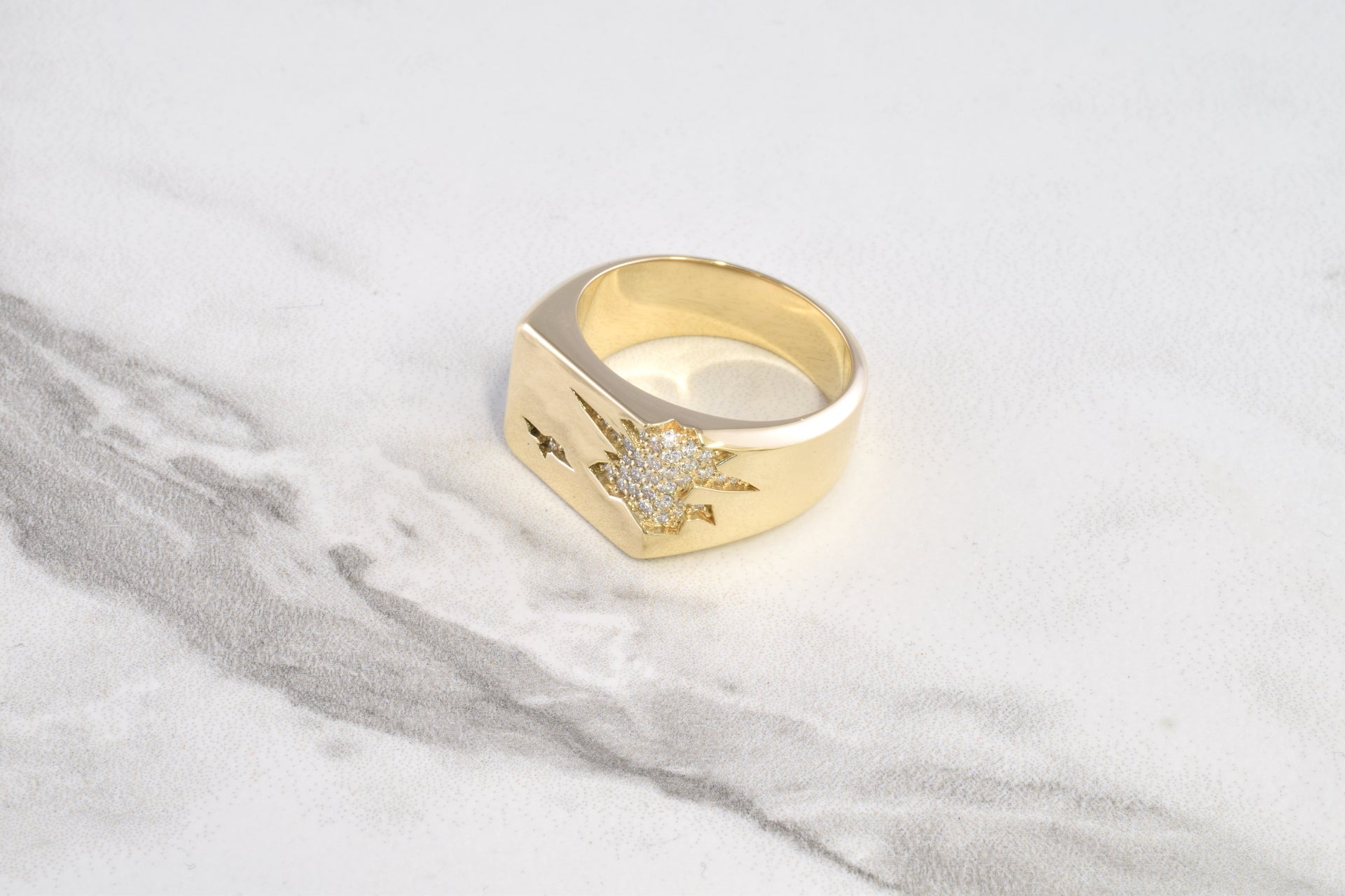 Corroded Signet Ring – AlxndrJewelry