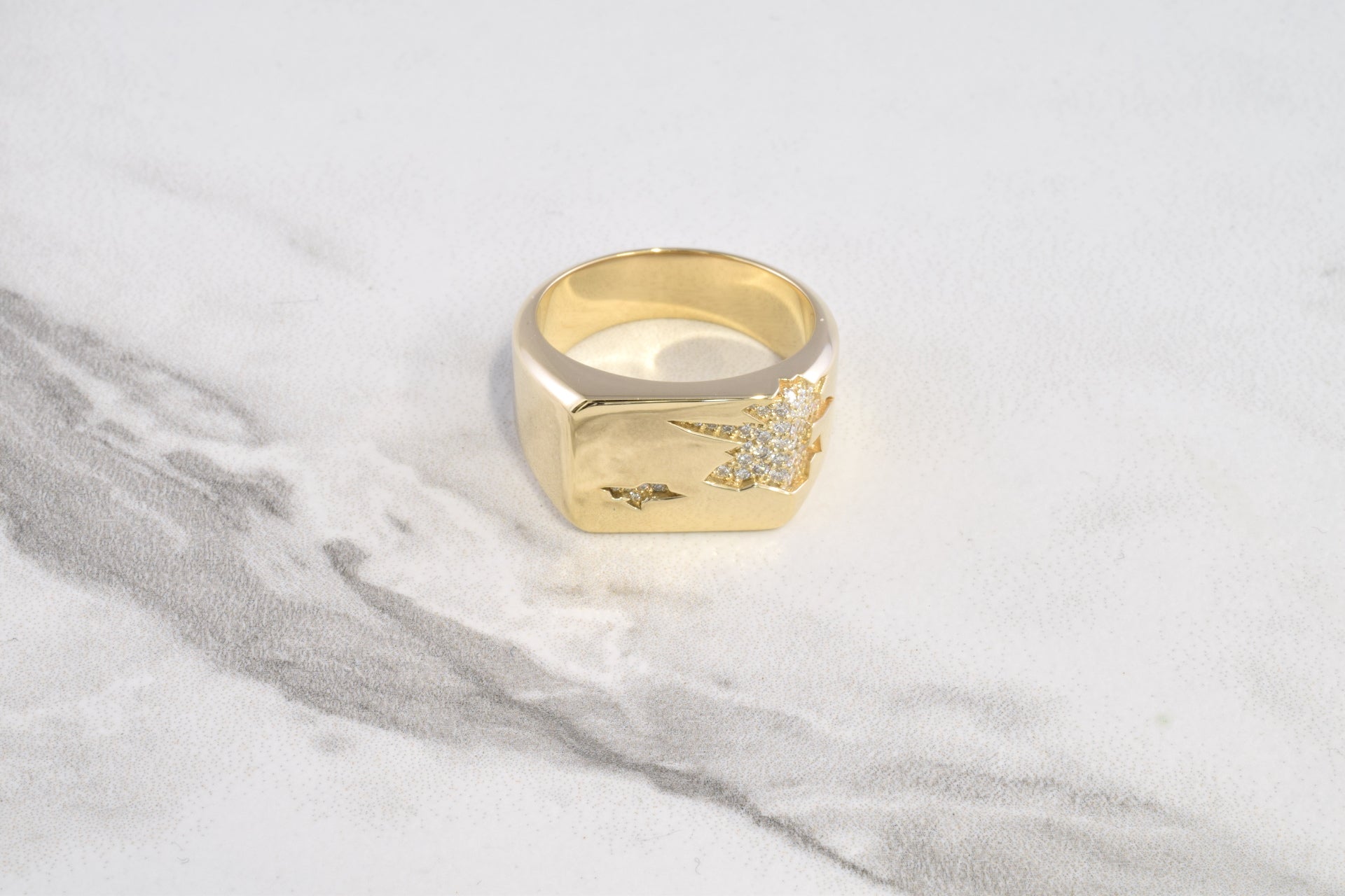 Corroded Signet Ring – AlxndrJewelry