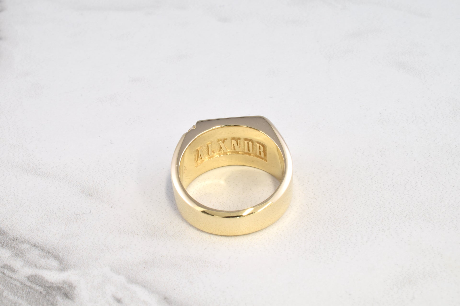 Corroded Signet Ring – AlxndrJewelry