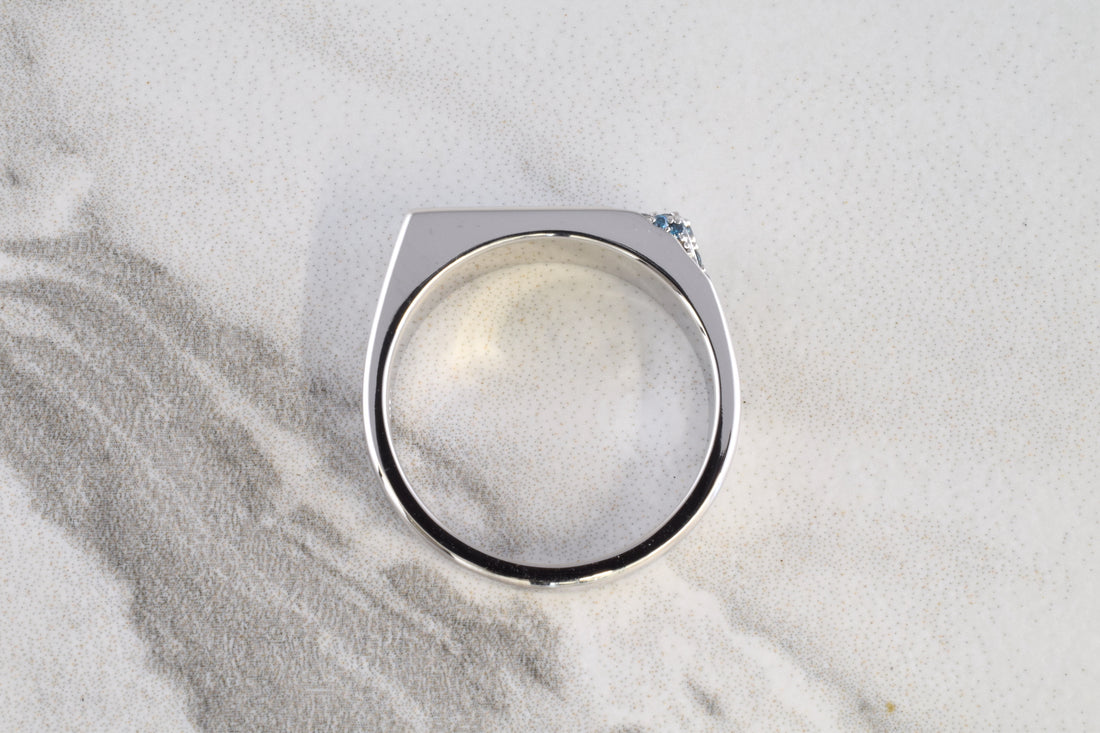 Blue Diamond Drip Ring V.2