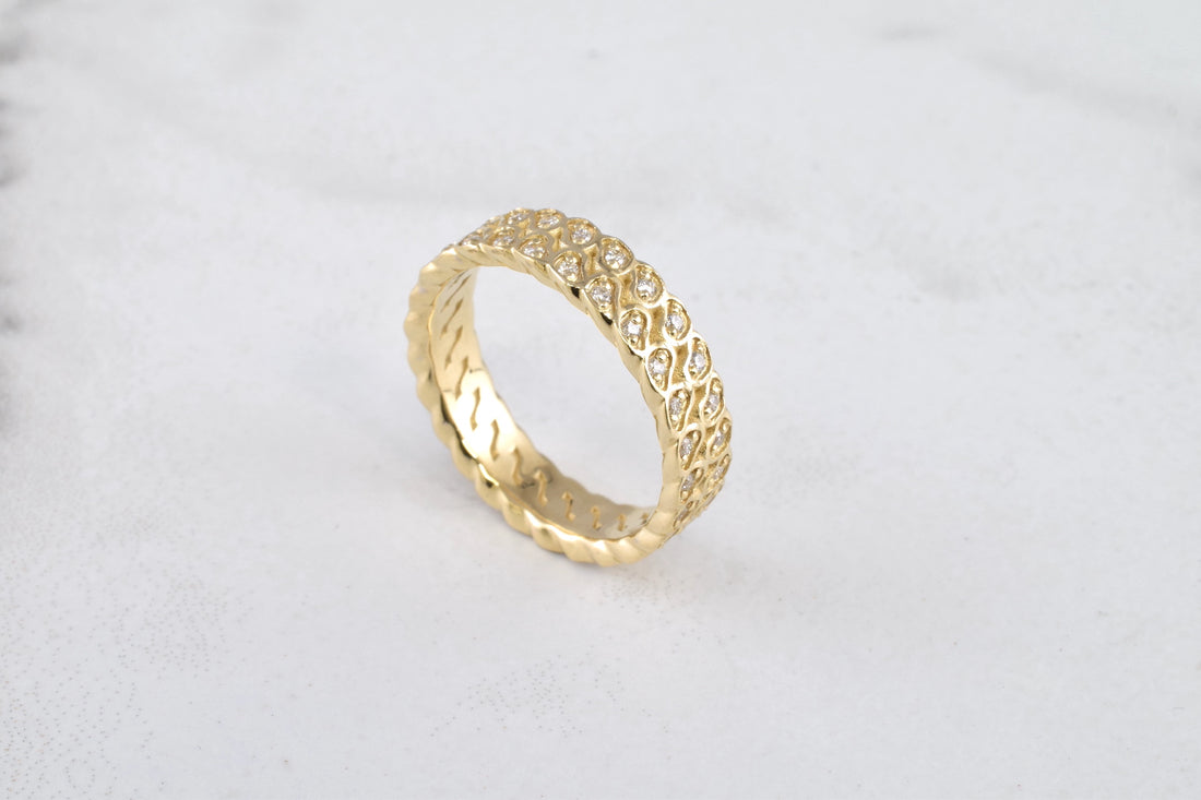 Paisley Cuban Ring